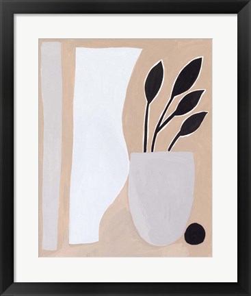 Framed Pale Abstraction II Print