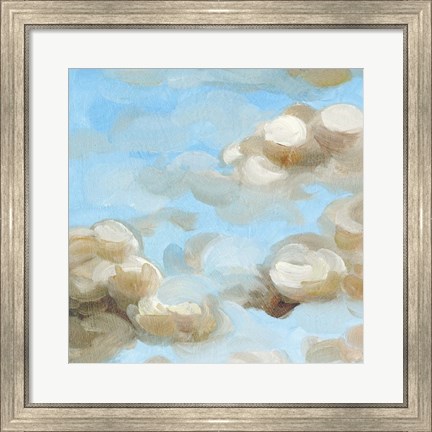 Framed Floating Clouds I Print