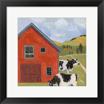 Framed House in the Field I Print