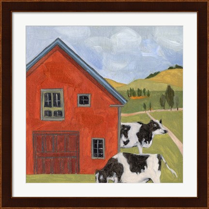 Framed House in the Field I Print