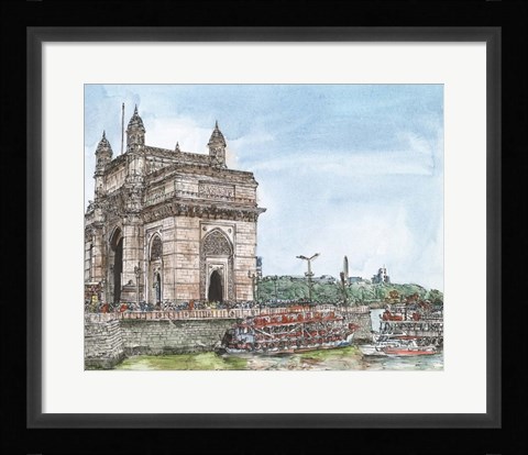 Framed Dreaming of India I Print