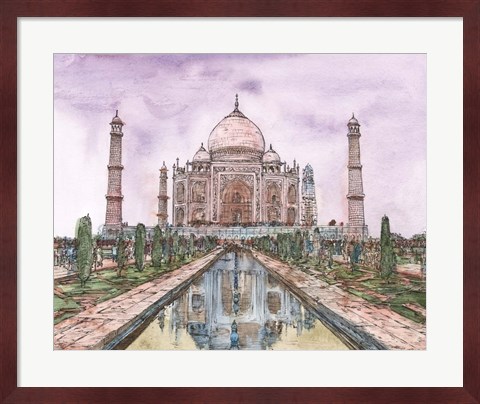 Framed Dreaming of India II Print