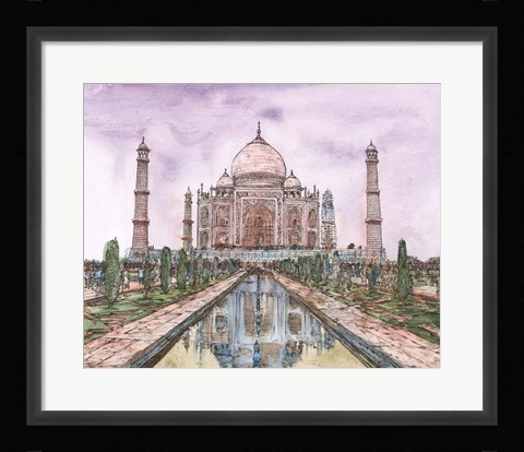 Framed Dreaming of India II Print