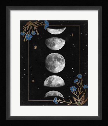 Framed Night Moon I Print