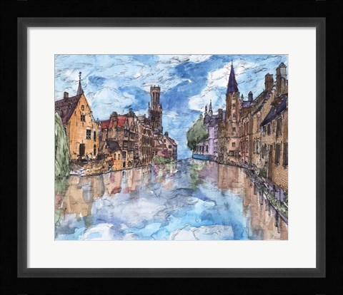 Framed Trip to Europe I Print