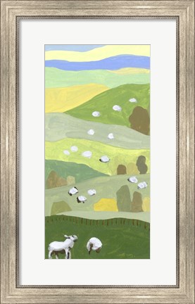Framed Mountain Sheep I Print