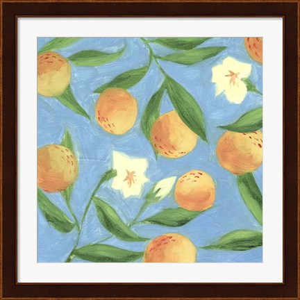 Framed Sweet Tangerine I Print