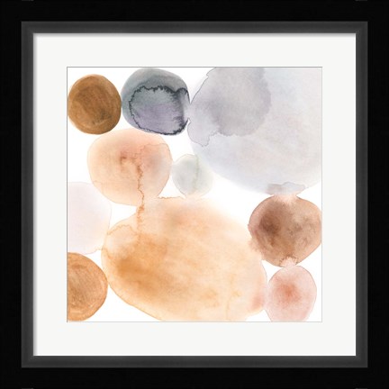 Framed Marble Wash I Print