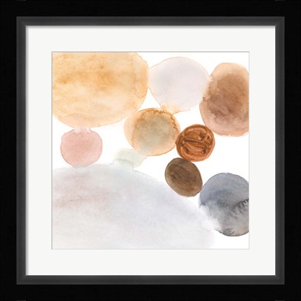 Framed Marble Wash II Print