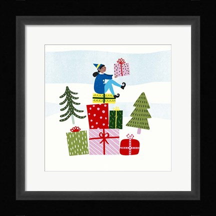 Framed Santa's Little Helpers I Print