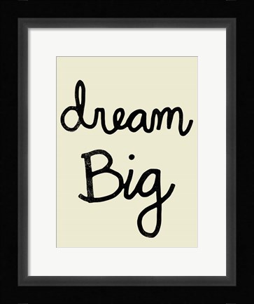 Framed Bold Type II Print