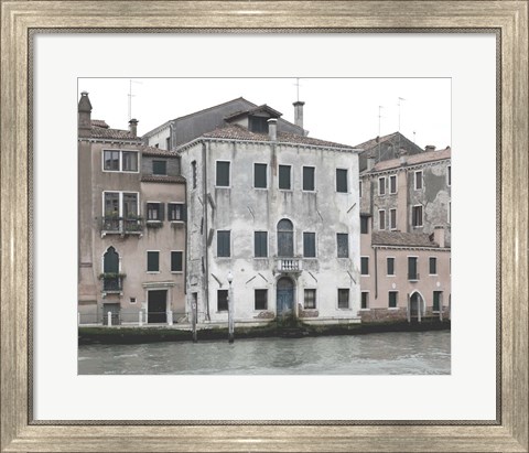 Framed Venetian Facade Photos VI Print