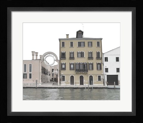 Framed Venetian Facade Photos VII Print