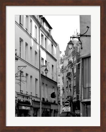 Framed Parisian Stroll III Print