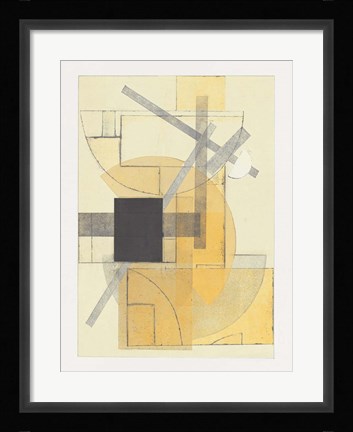Framed Mapping Bauhaus III Print