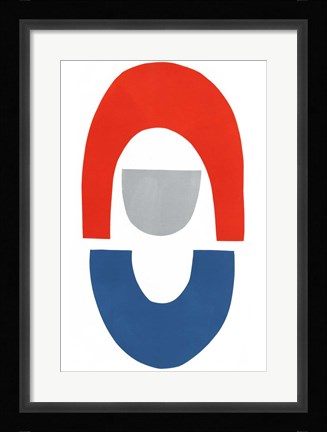 Framed Primary Arches VI Print