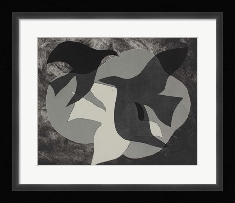 Framed Dove Composition II Print