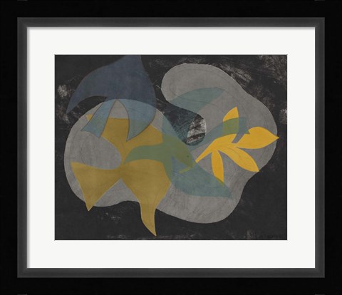 Framed Dove Composition III Print