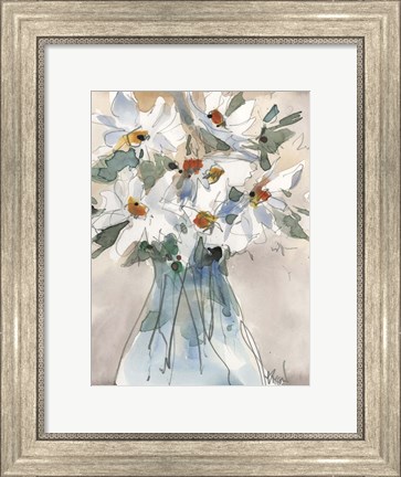 Framed Daisy Point of View II Print
