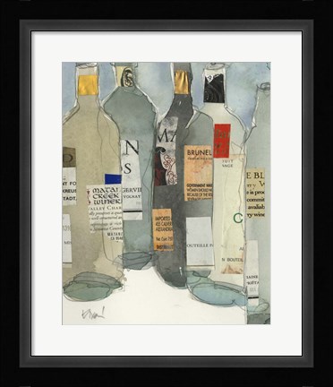 Framed Wine Bar Moment II Print