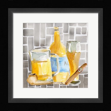 Framed Man Cave II Print