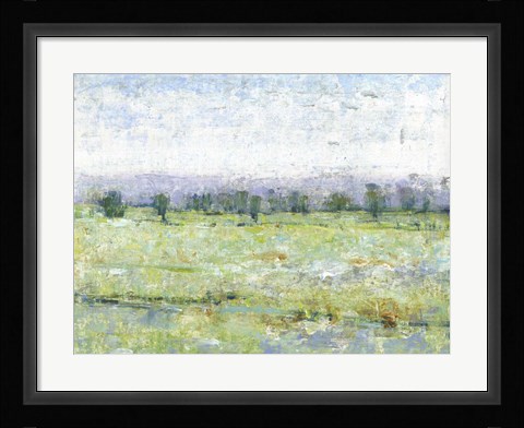 Framed Mountain Impressions I Print