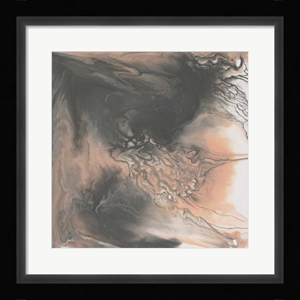 Framed Frosty Pastels III Print