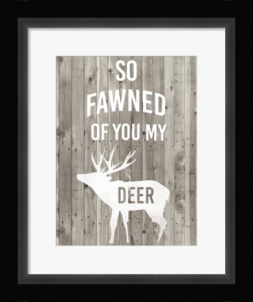 Framed Lodge Pun I Print