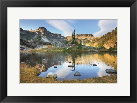 Framed Heather Meadows in Autumn Print