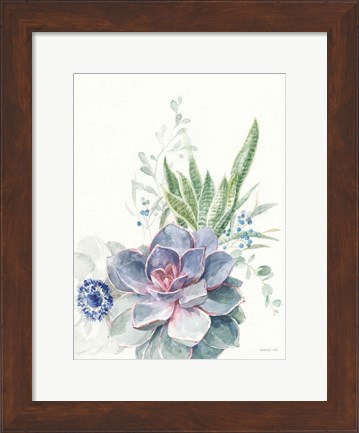 Framed Desert Bouquet II Print
