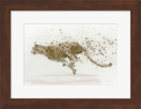 Framed Cheetah II Crop Print