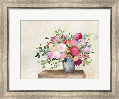 Framed Farmhouse Bouquet Print