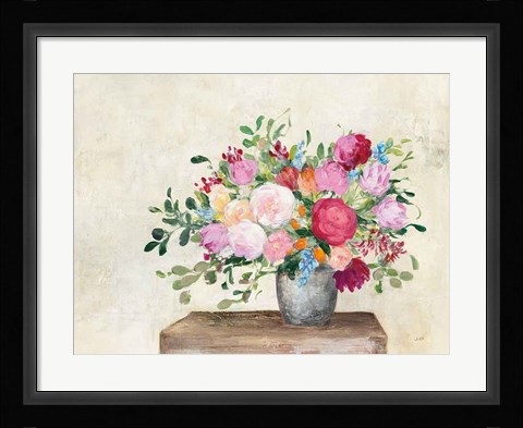 Framed Farmhouse Bouquet Print