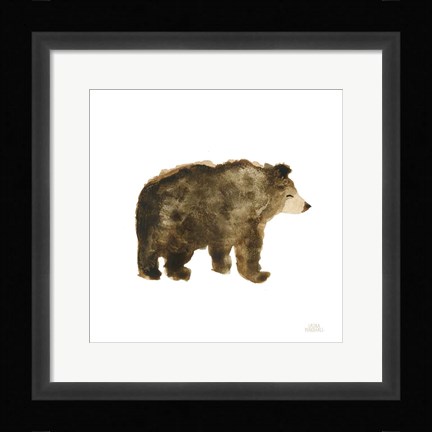 Framed Woodland Whimsy Bear Print