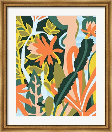 Framed Cactus Flower Print