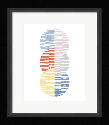 Framed Meditate I Bright Print