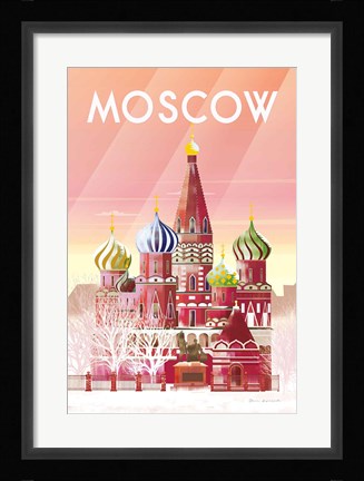 Framed Moscow Print
