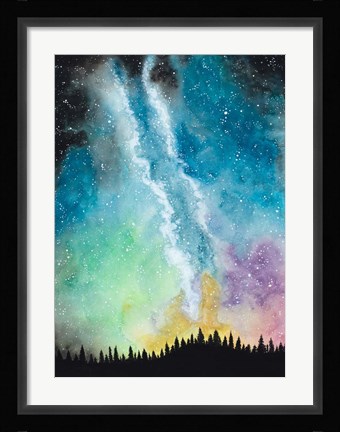 Framed Magical Night Sky Print