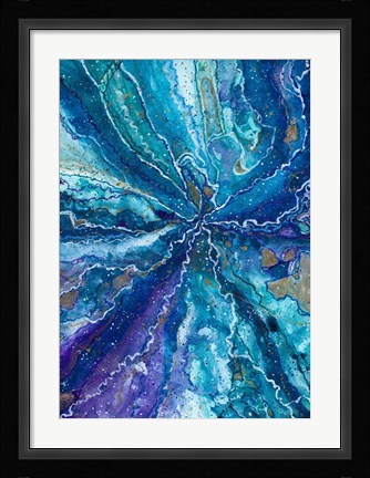 Framed Galactical Blues Print