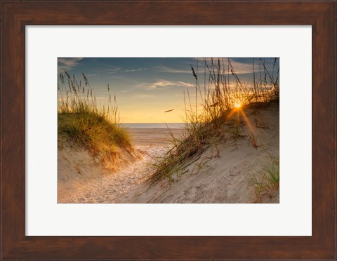 Framed Coastal Dunes Print