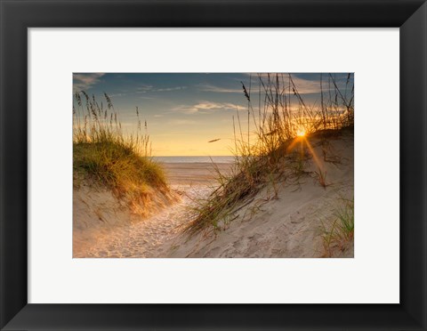 Framed Coastal Dunes Print