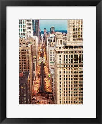 Framed City View Print