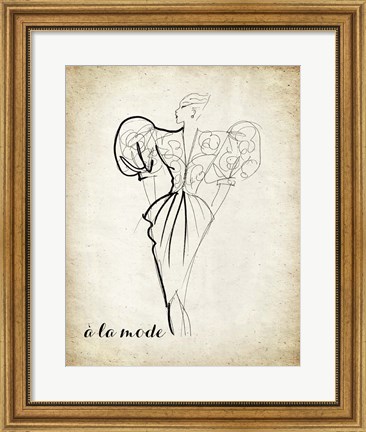 Framed Couture Concepts I Print