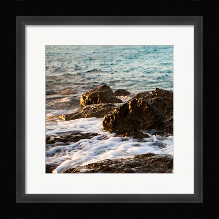 Framed On the Rocks I Print