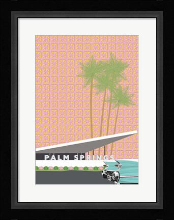 Framed Palm Springs with Convertible Print
