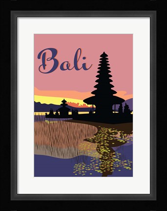 Framed Bali Print