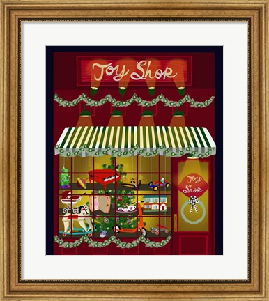 Framed Toy Shop Print
