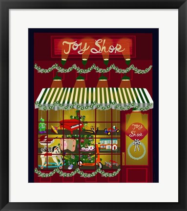 Framed Toy Shop Print