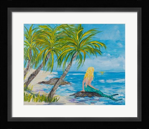 Framed Mermaid Beach Print