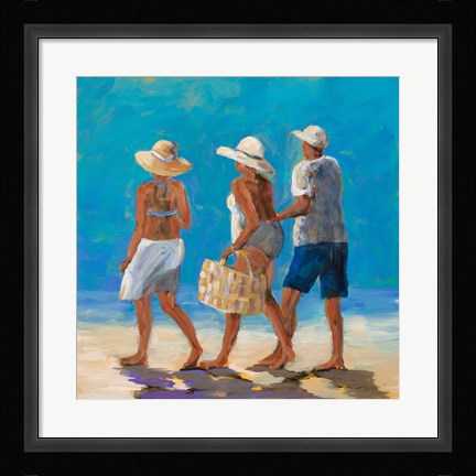 Framed Beach Buddies Print